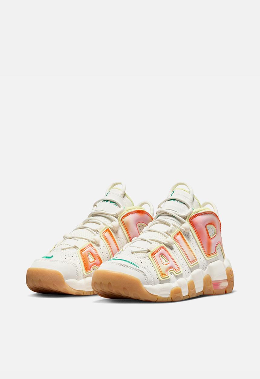 Nike - Nike air more uptempo - sail/stadium green-luminous green