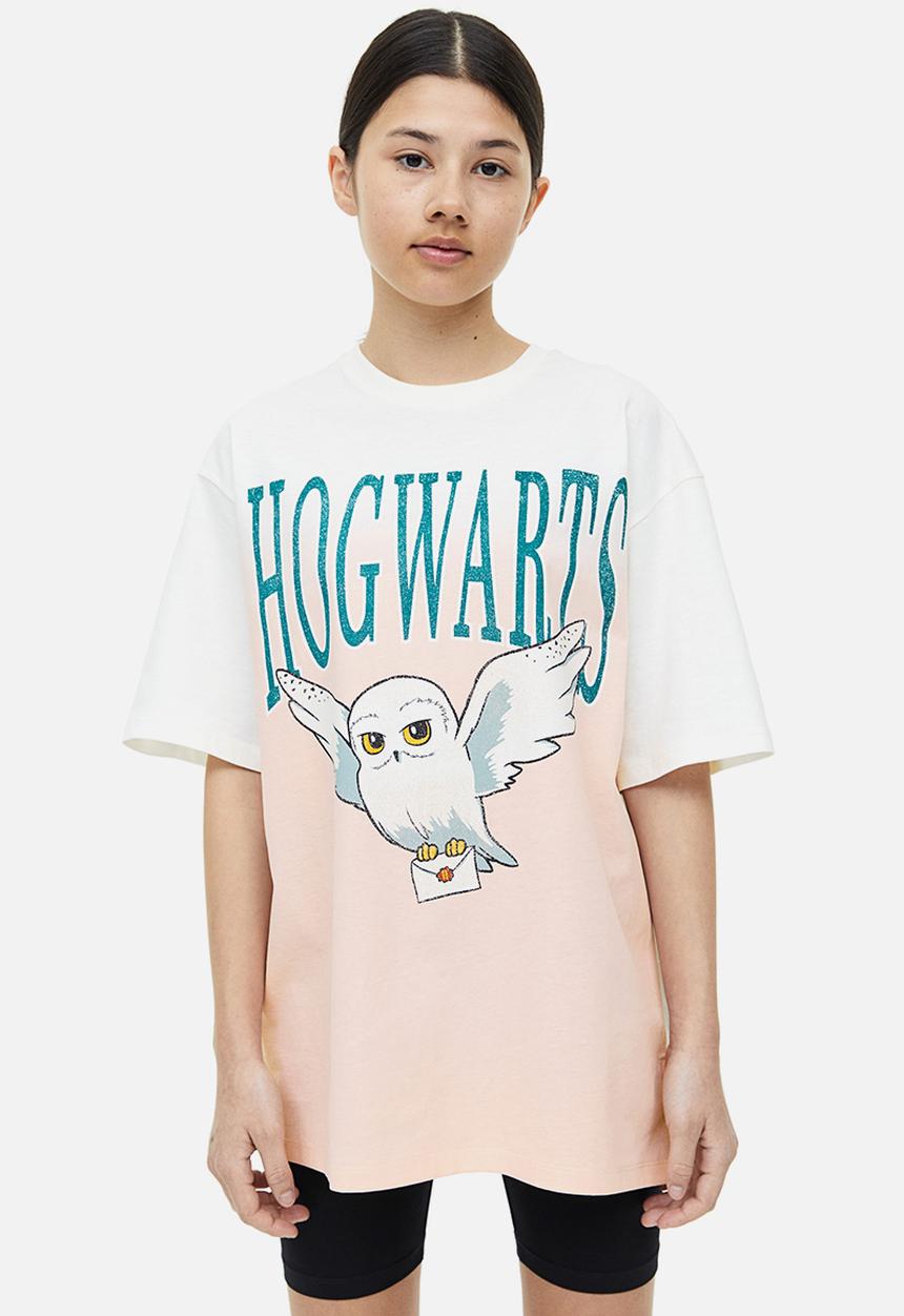 H&M - 2-piece printed set - white/harry potter
