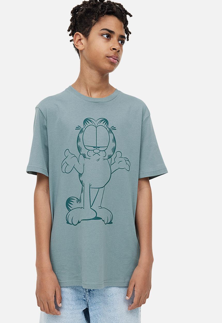 H&M - Printed t-shirt - turquoise