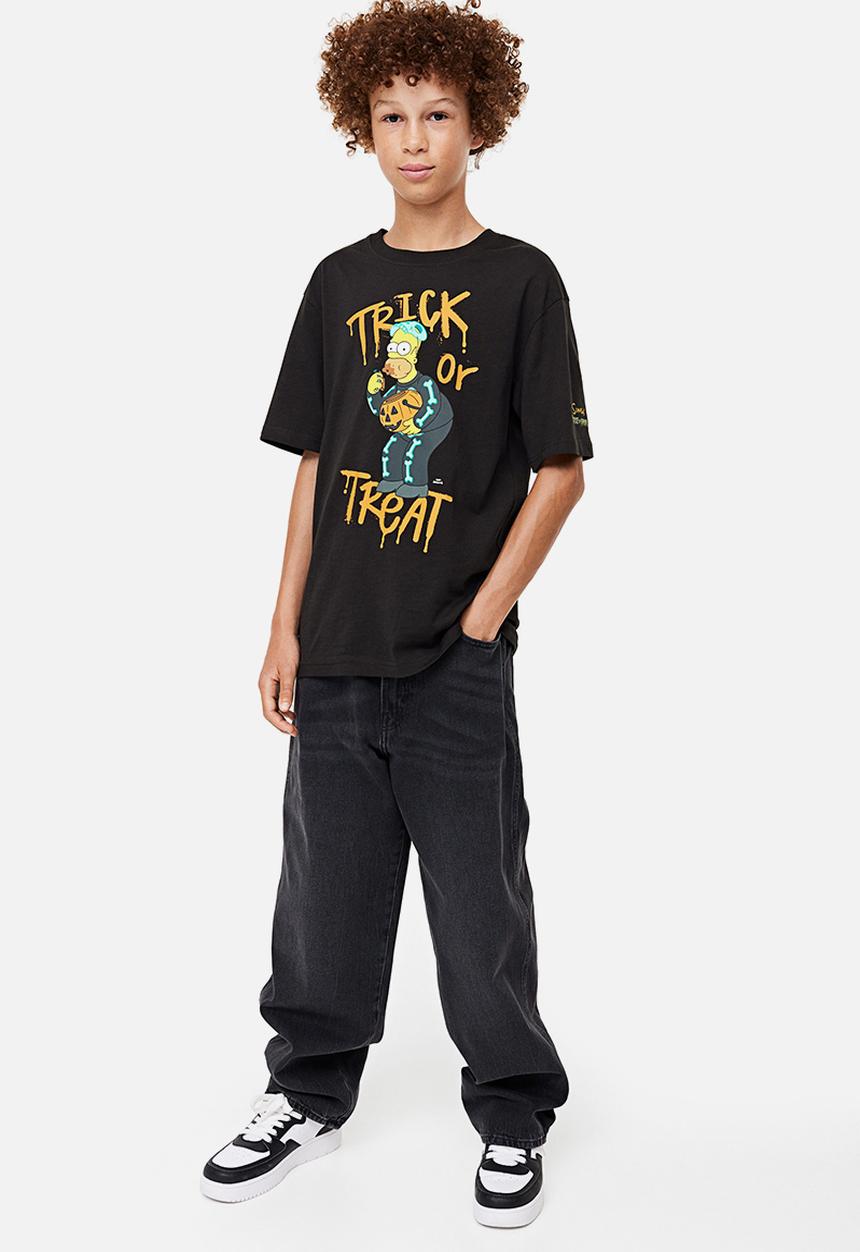 H&M - Printed t-shirt - black 