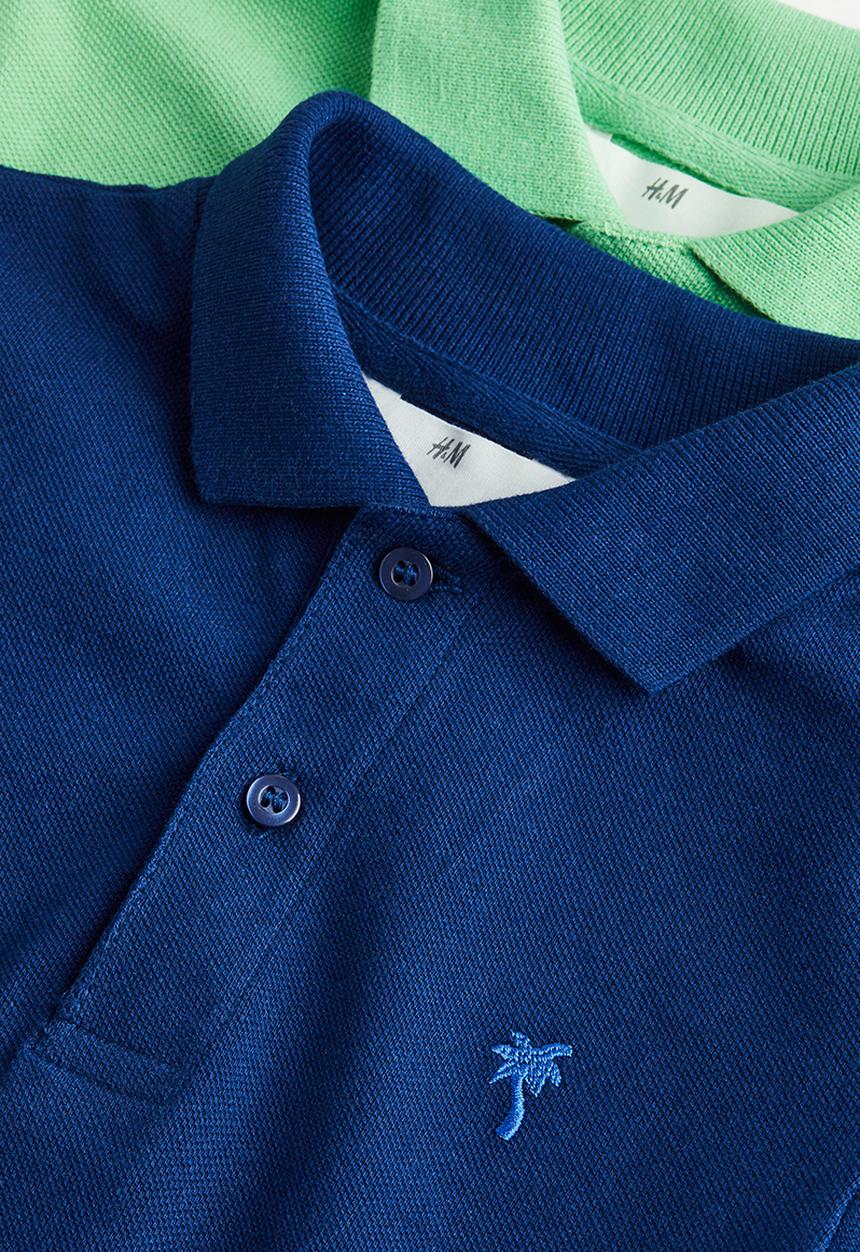 H&M - 2-pack polo shirts - multi