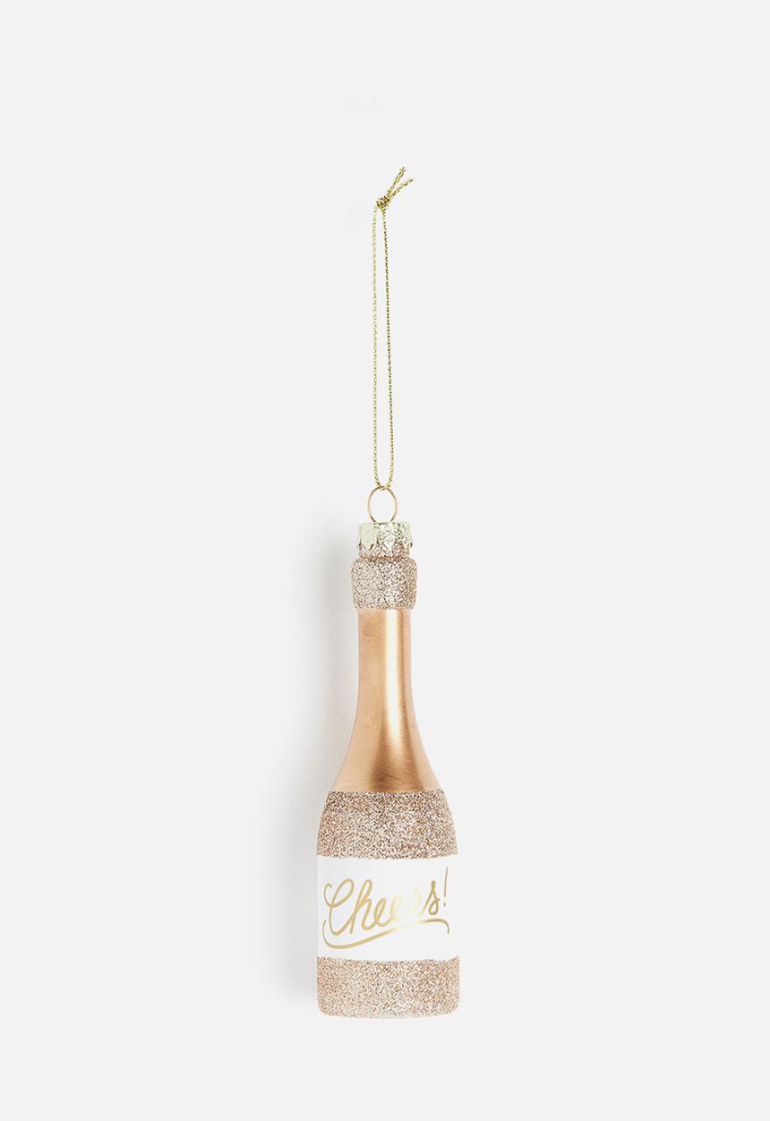 H&M - Christmas decoration - gold-coloured/bottle