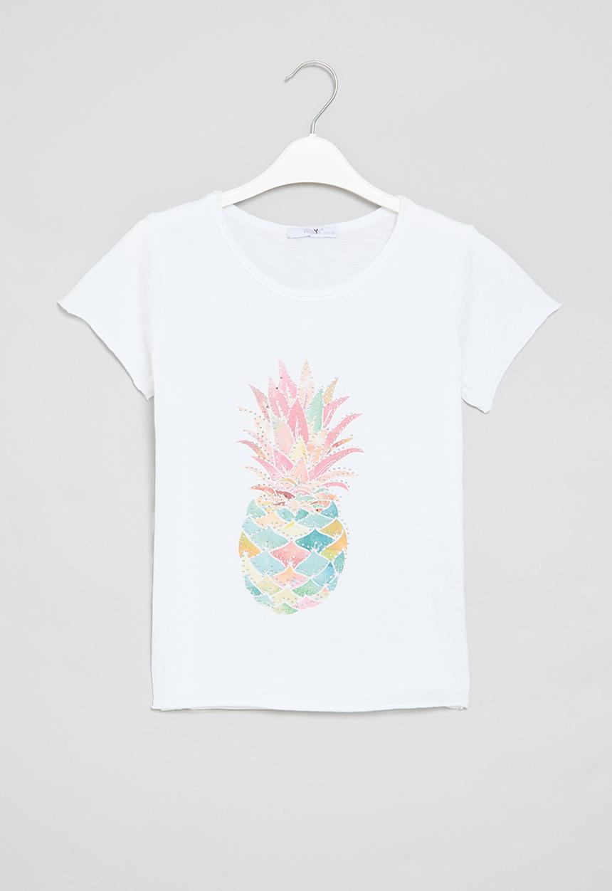 HAILYS - T-shirt - white