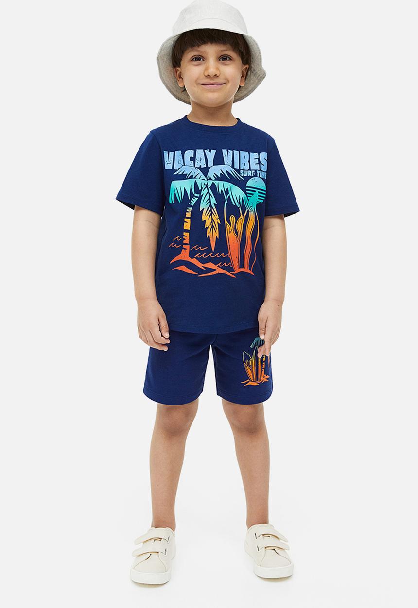 H&M - Cotton T-shirt - blue