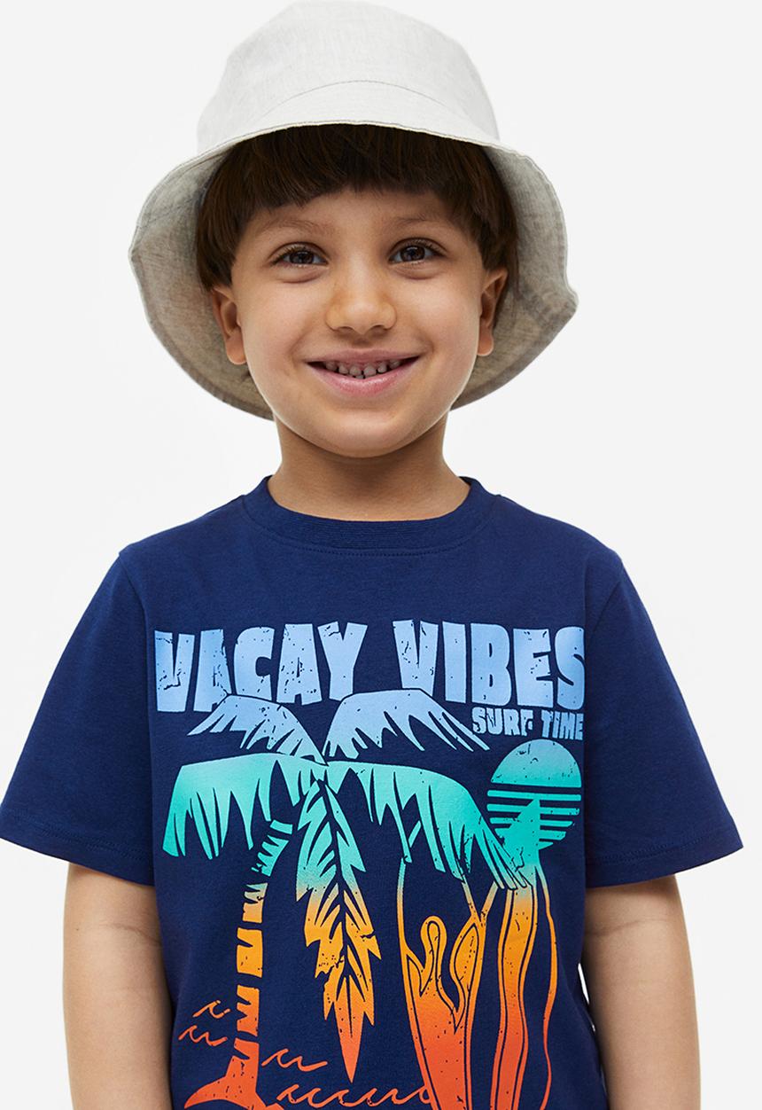 H&M - Cotton T-shirt - blue