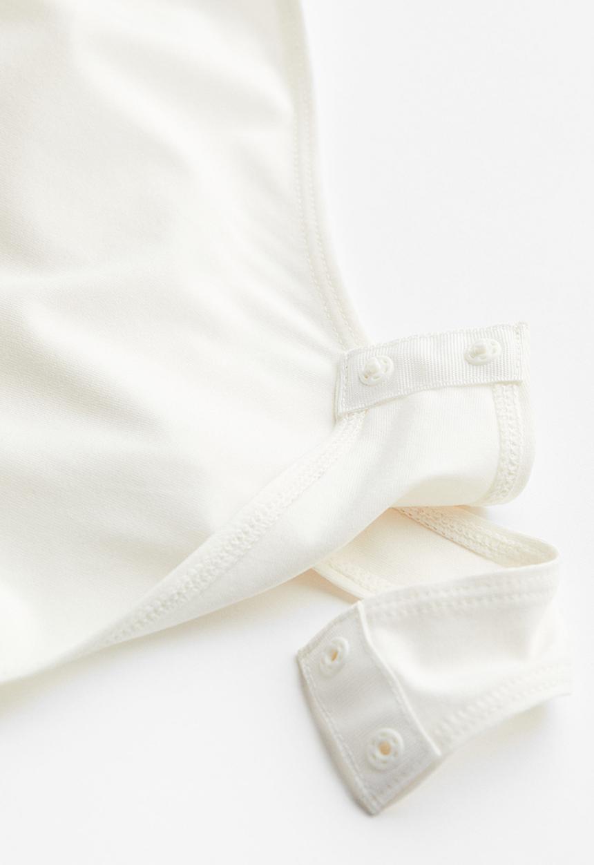 H&M - Jersey thong body - white