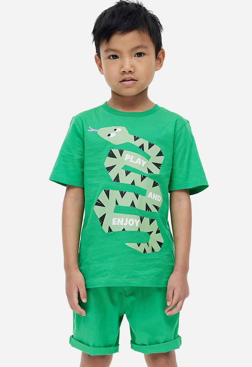 H&M - Cotton shorts - green