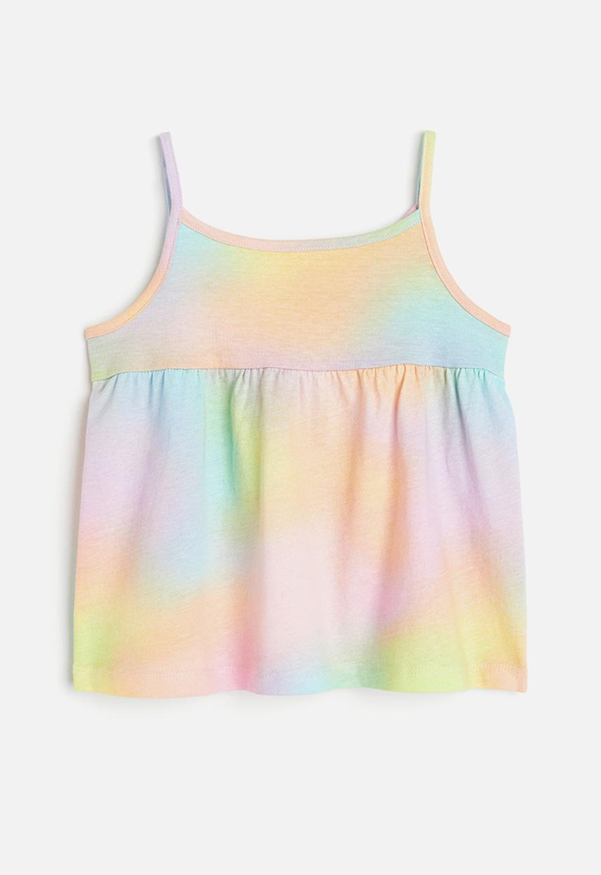 H&M - Cotton strappy top - light orange