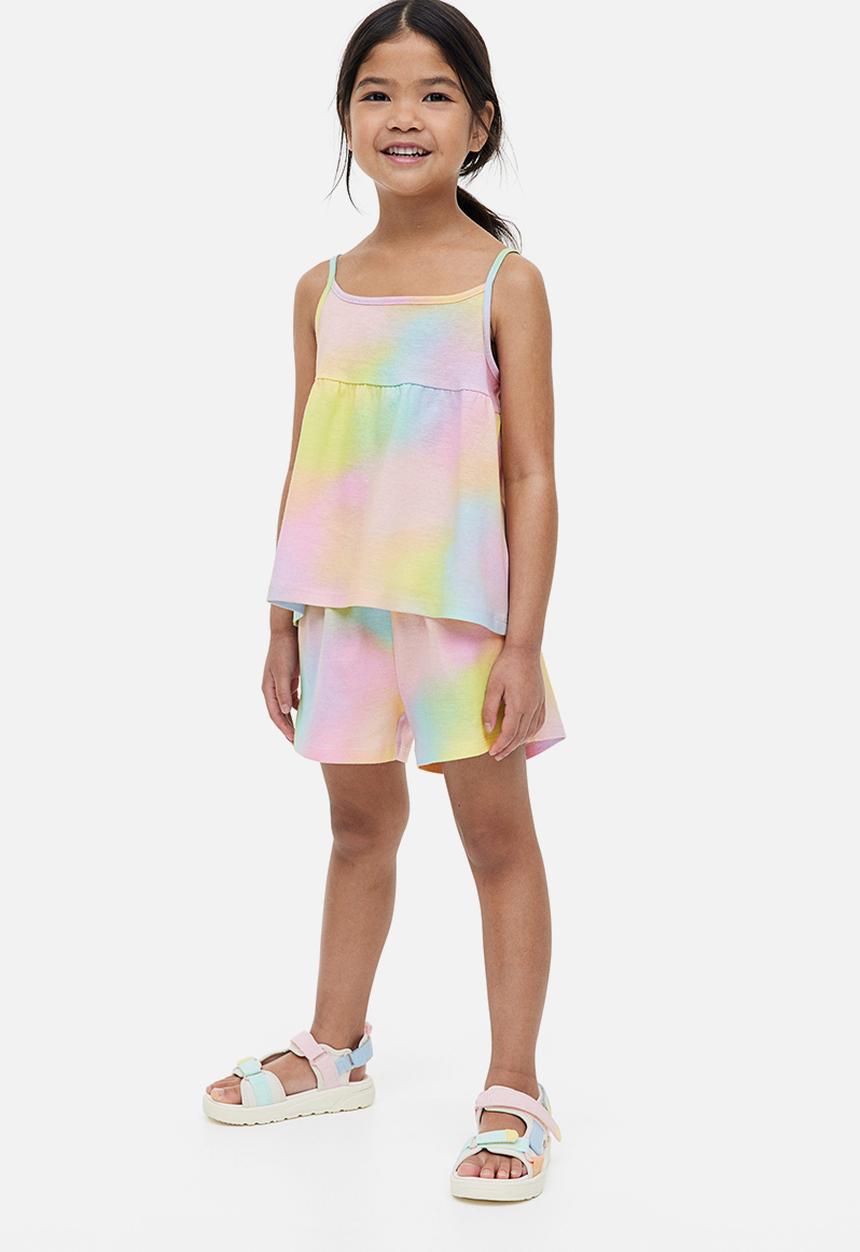 H&M - Cotton strappy top - light orange