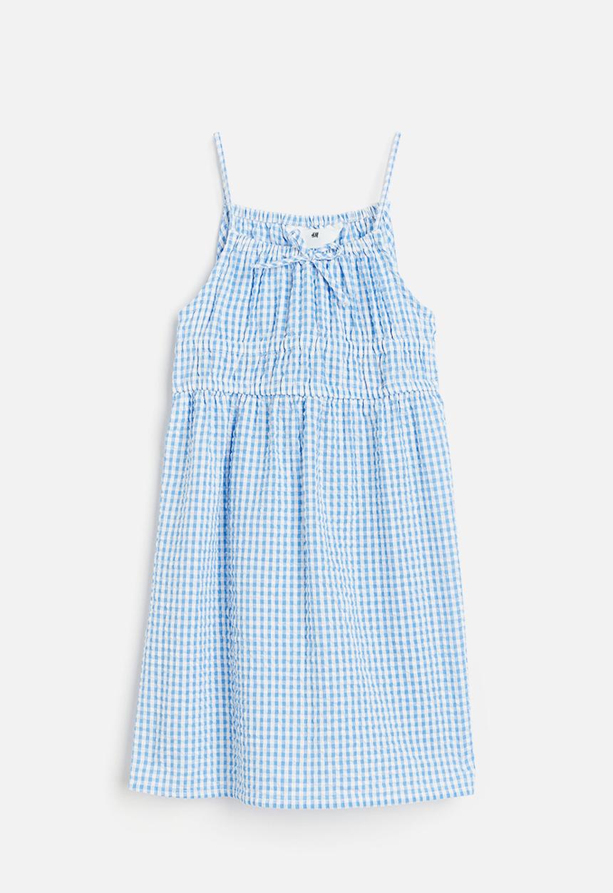 H&M - Sleeveless dress - blue/white checked