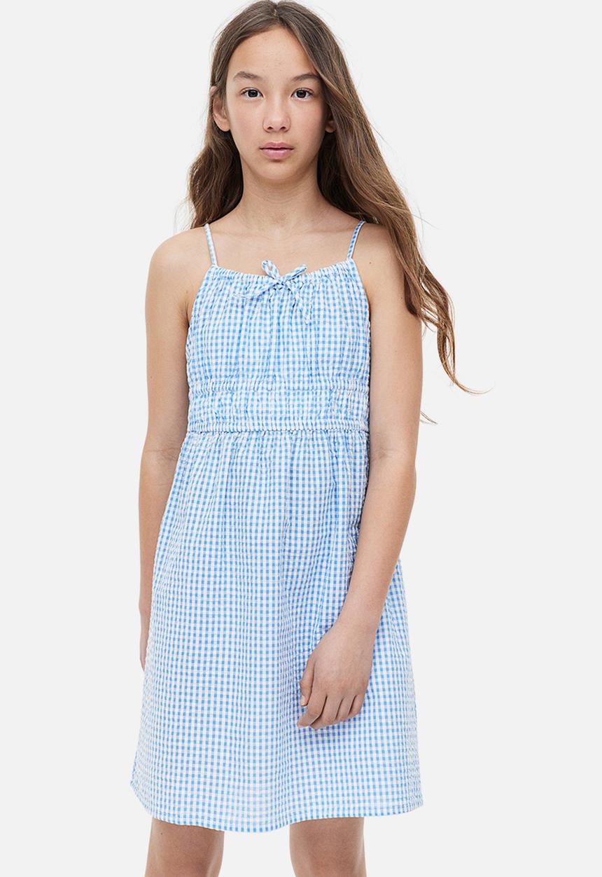 H&M - Sleeveless dress - blue/white checked