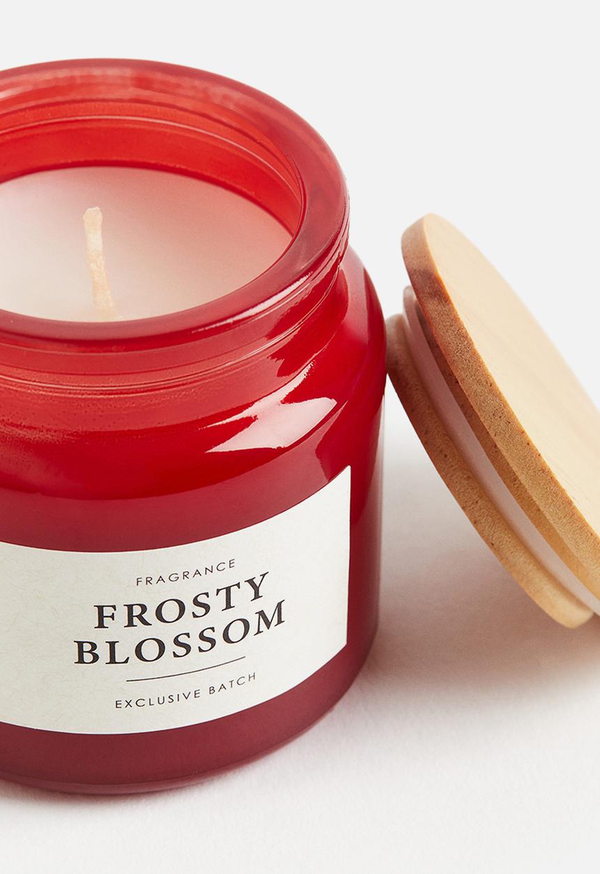 H&M - Scented candle in glass holder - red 