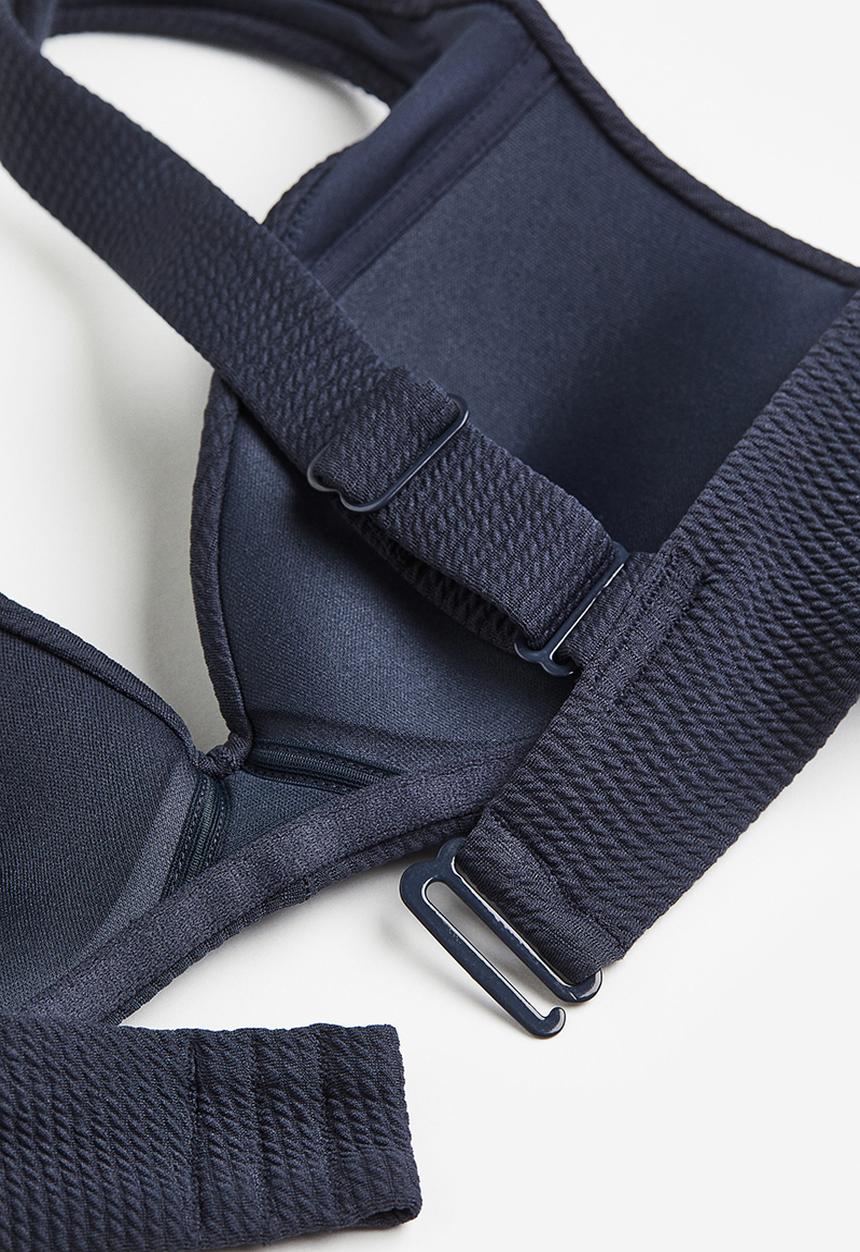 H&M - Push up bikini top - dark blue
