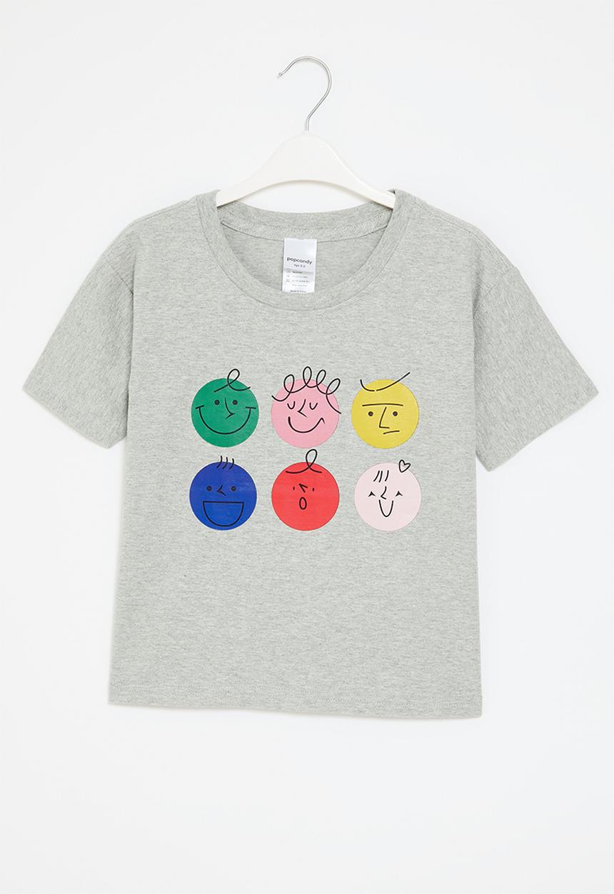 Pop Candy - Printed tee - grey