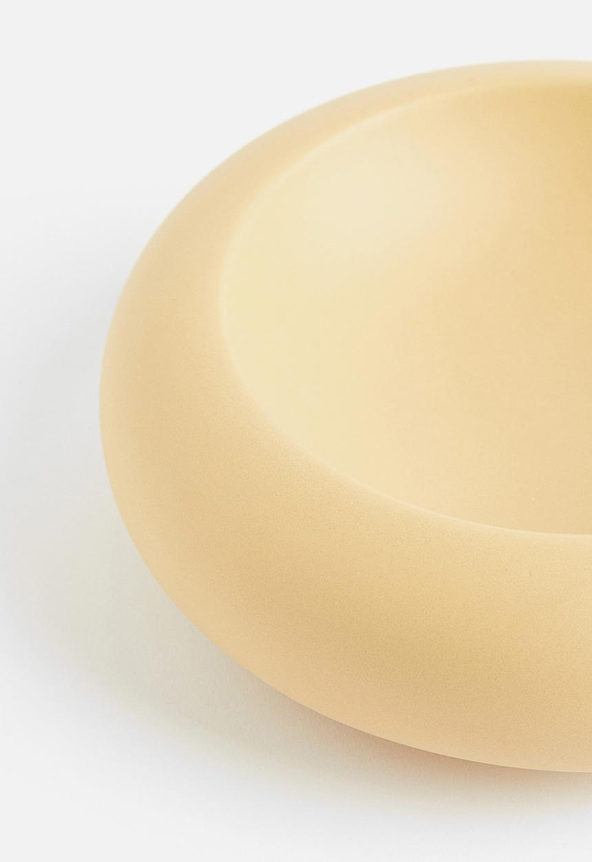H&M - Decorative stoneware bowl - beige