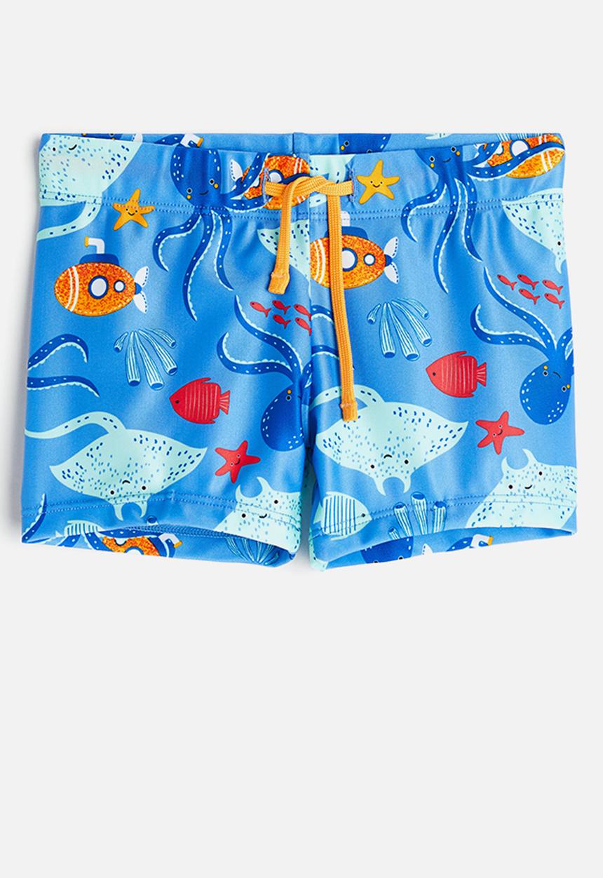 H&M - Swimming trunks - blue fish
