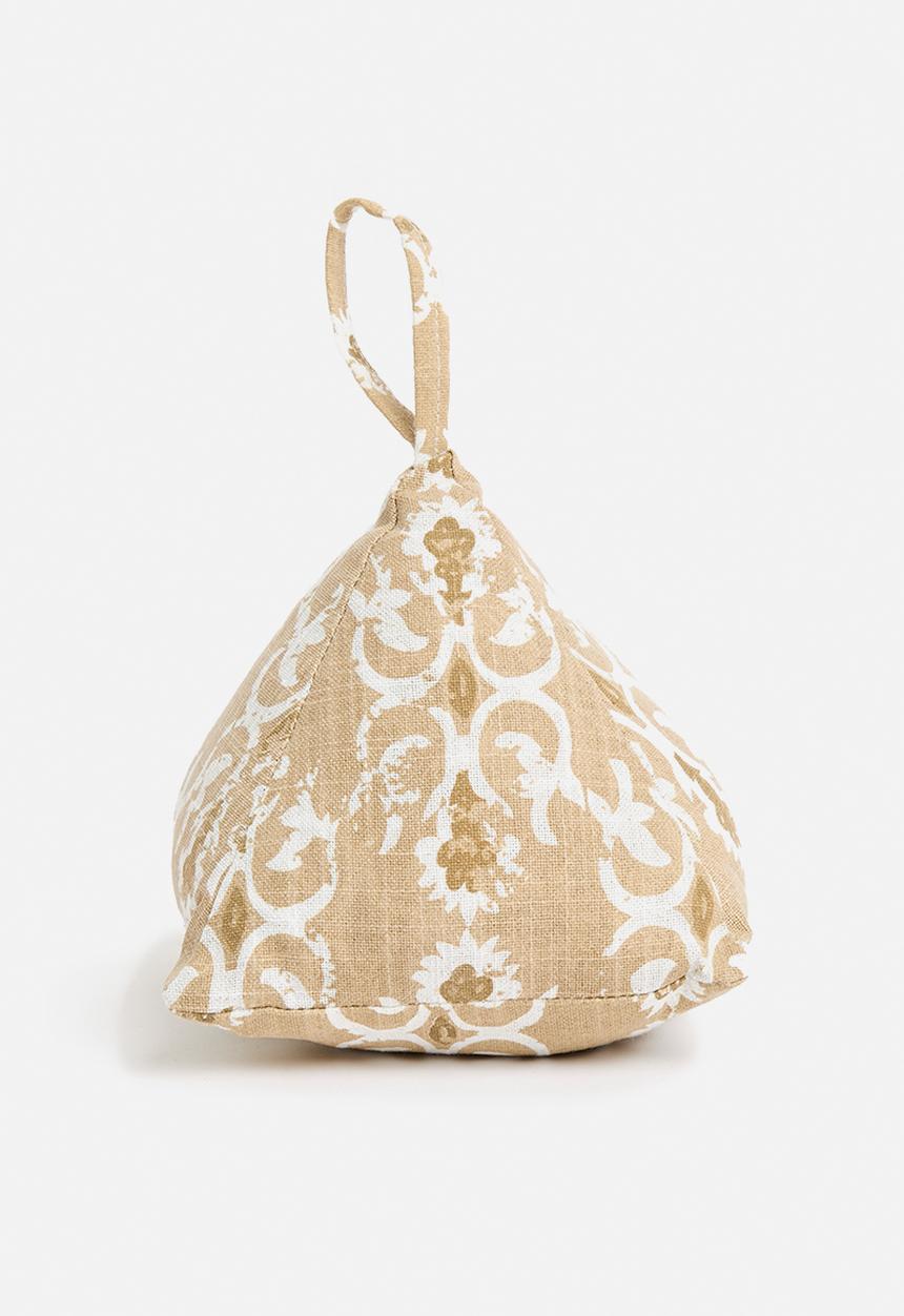 H&S - Printed doorstopper - beige