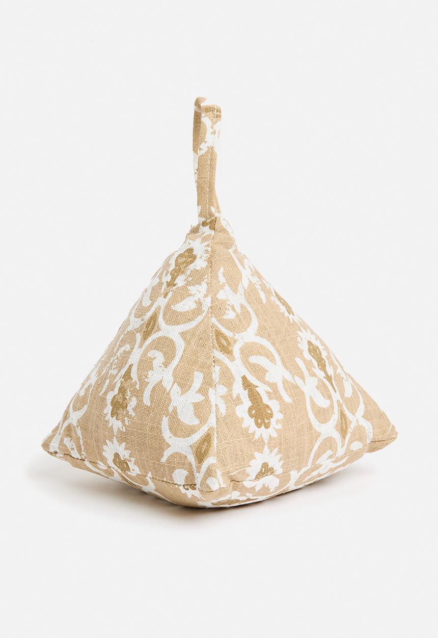 H&S - Printed doorstopper - beige