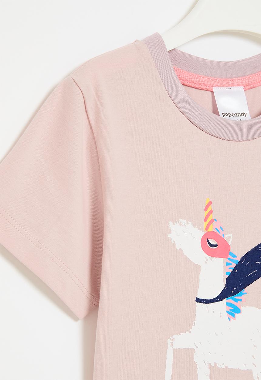 Pop Candy - Unicorn print tee - pink