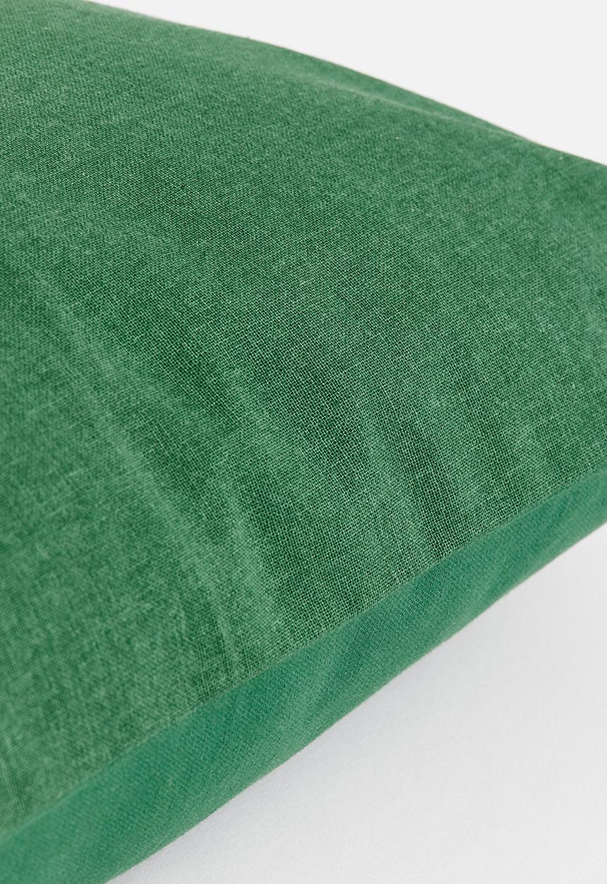 H&M - Text-motif cushion cover - green christmas