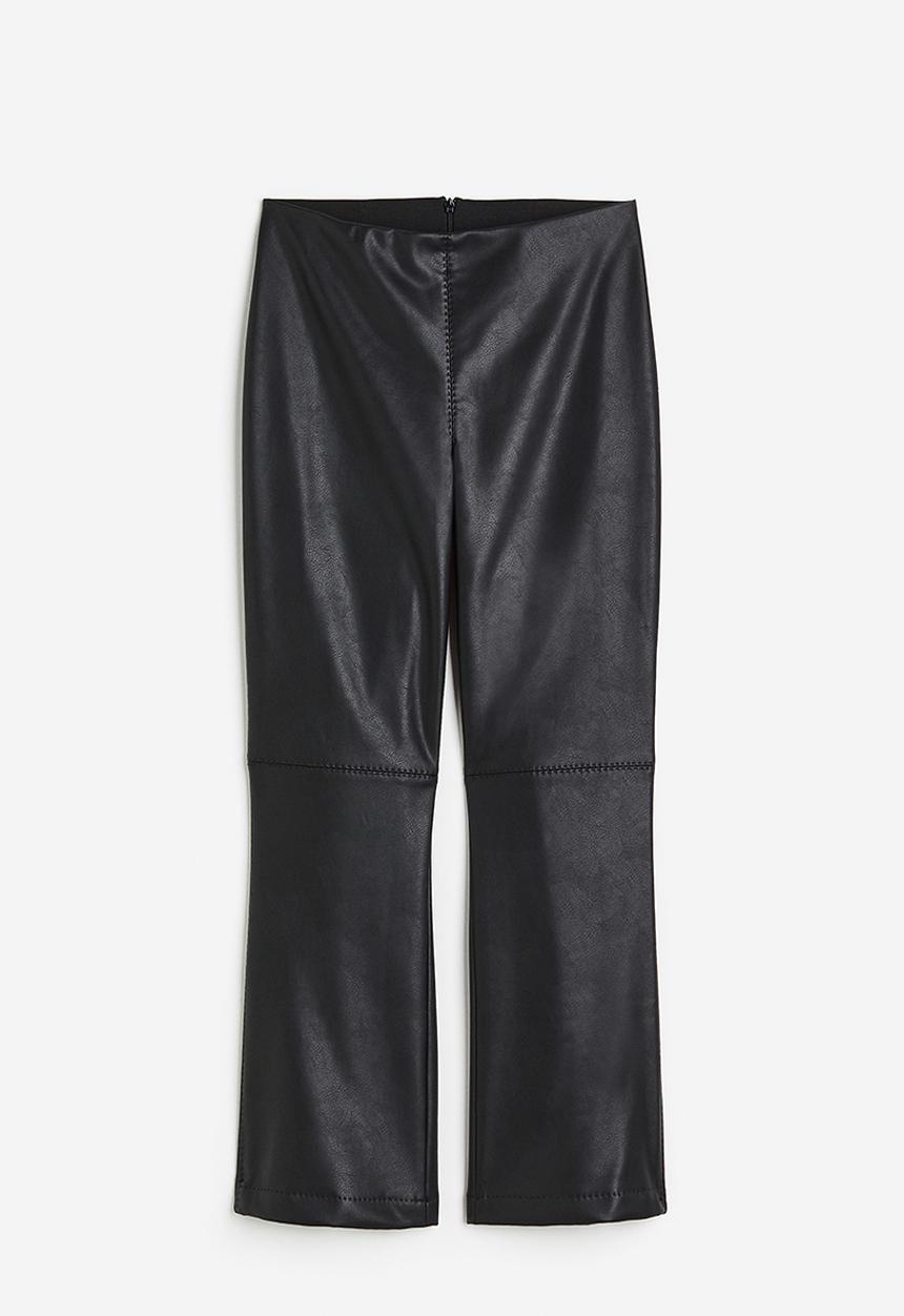 H&M - Flared trousers - black