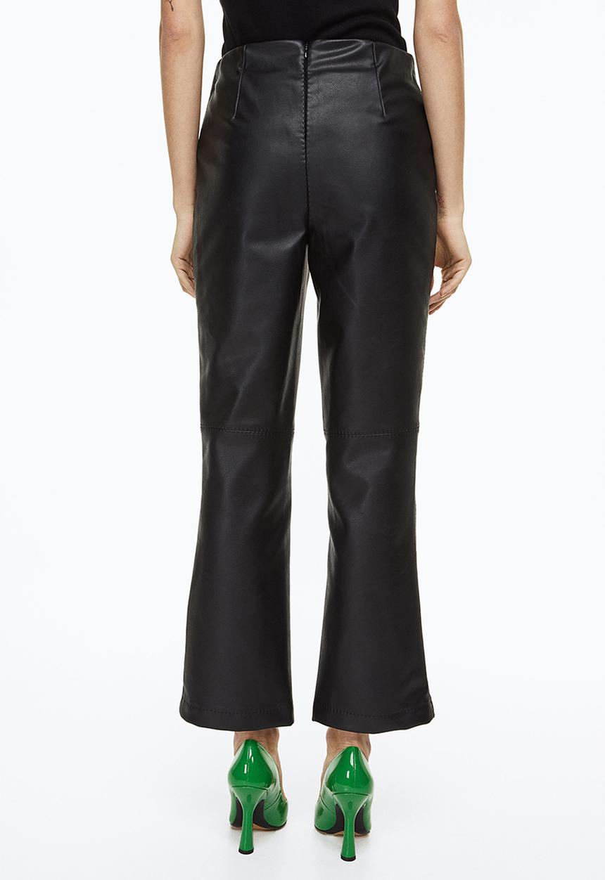 H&M - Flared trousers - black