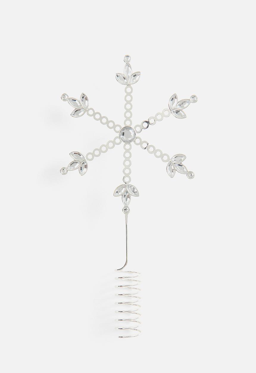H&M - Christmas tree star - silver-coloured star