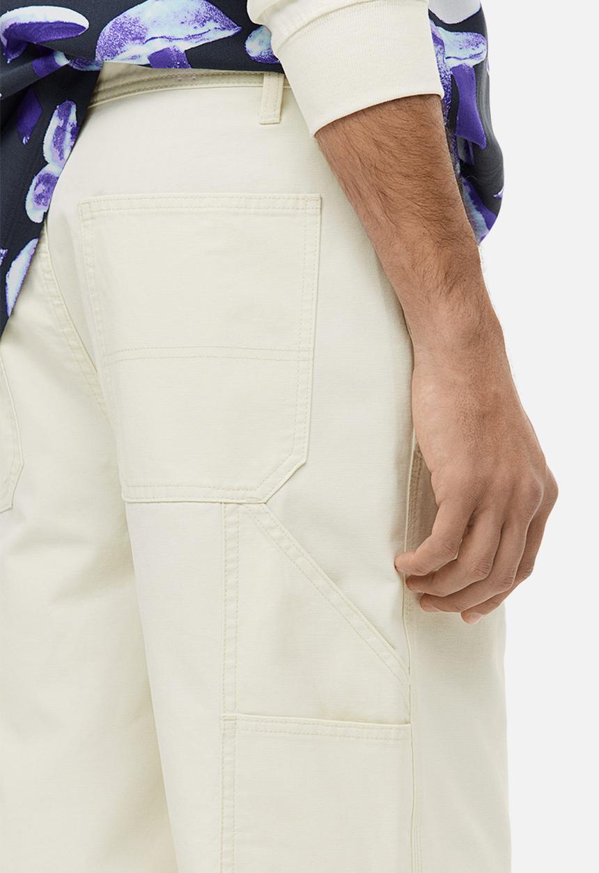 H&M - Relaxed fit worker shorts - white