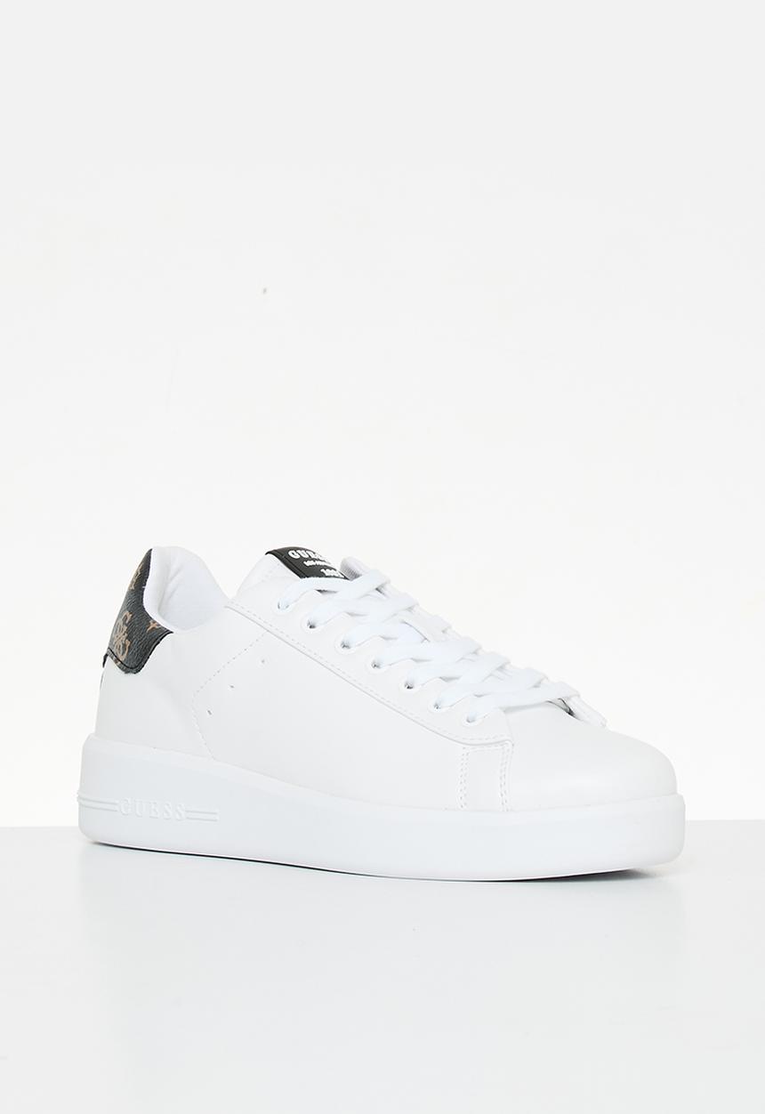 GUESS - Rockyy sneaker - white & brown 