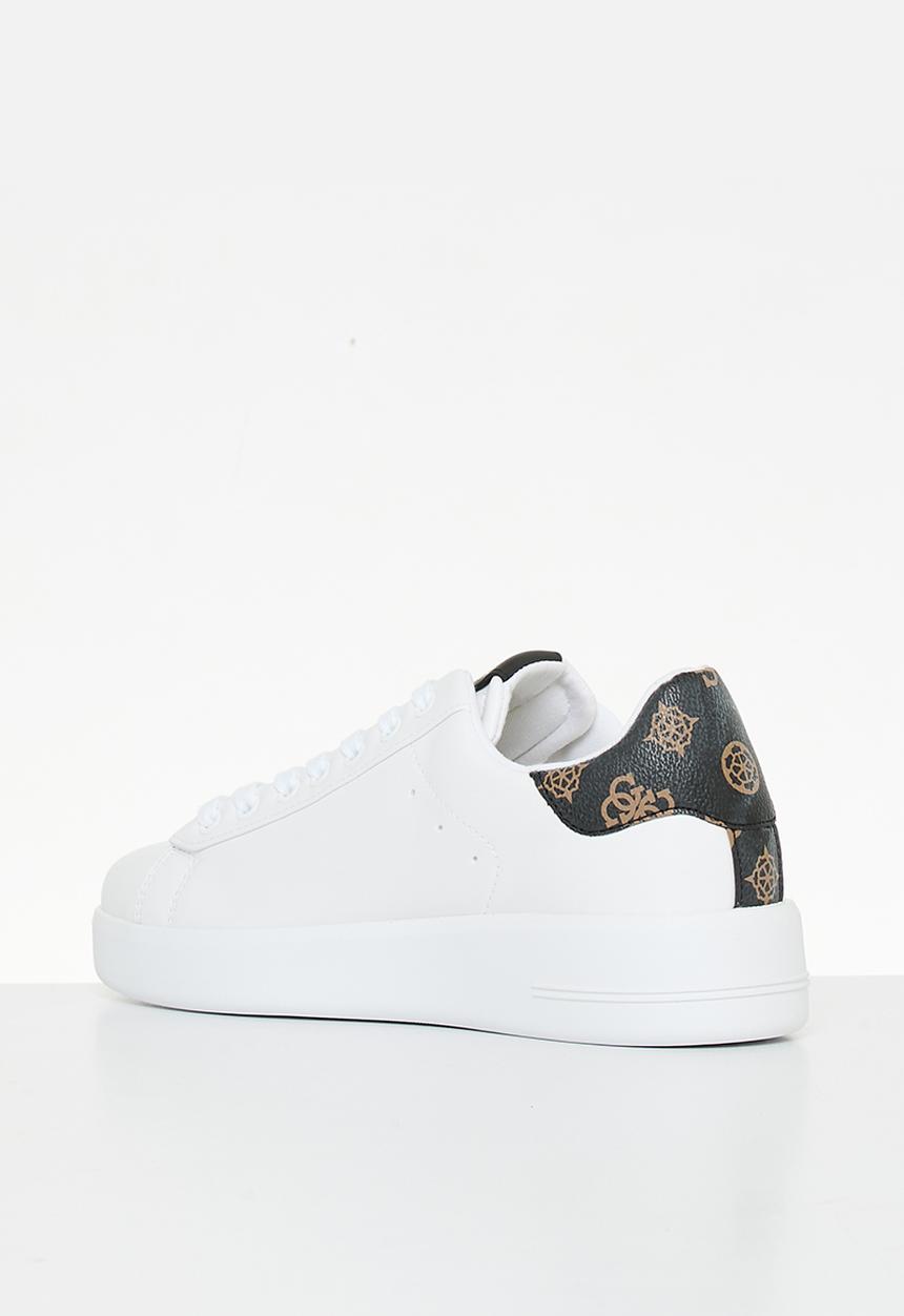 GUESS - Rockyy sneaker - white & brown 