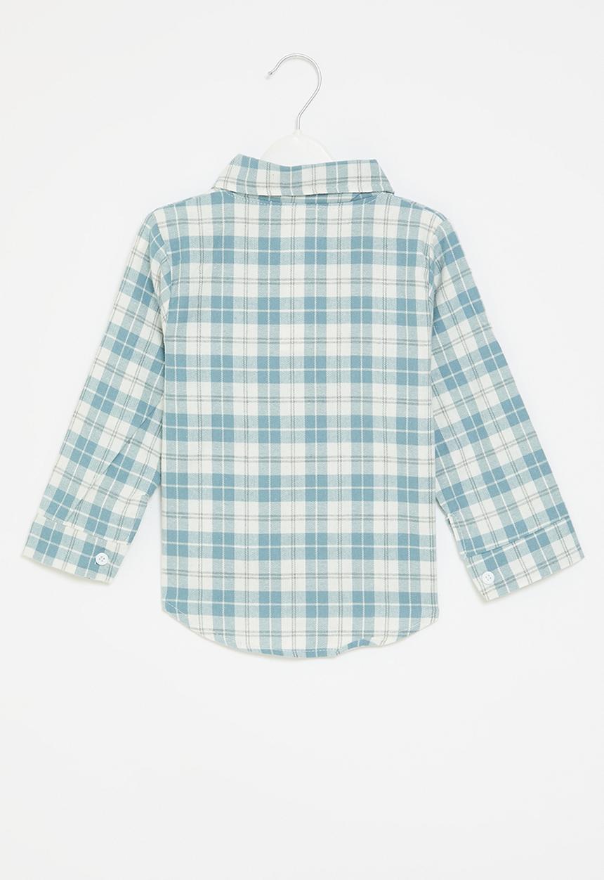 Pop Candy - Plaid shirt - blue
