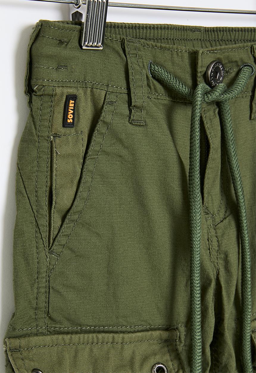 SOVIET - Boys cotton short - olive