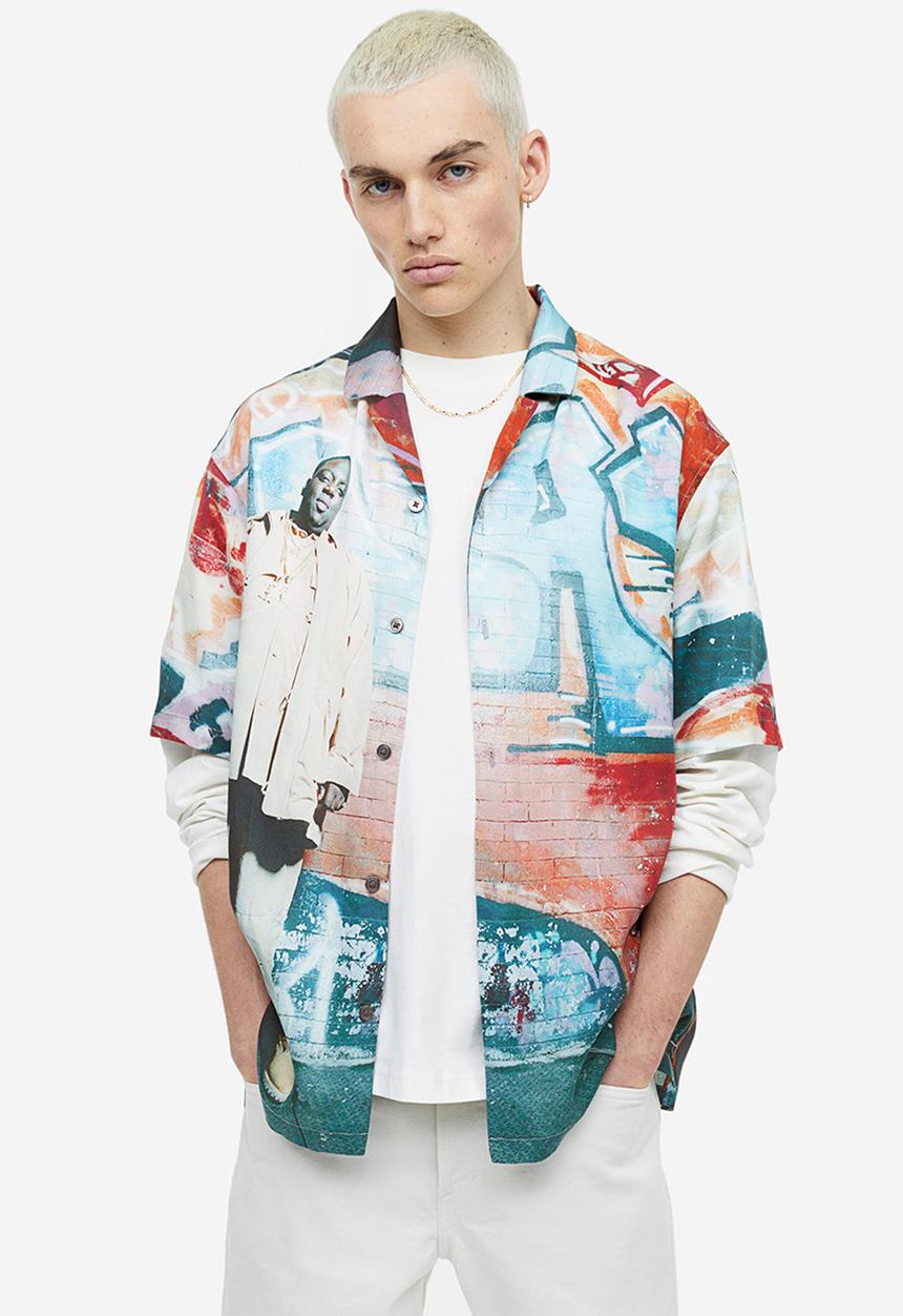 H&M - Relaxed fit patterned resort shirt - multi