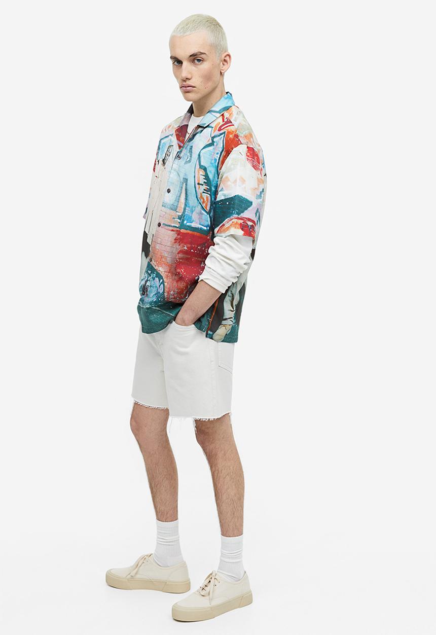 H&M - Relaxed fit patterned resort shirt - multi