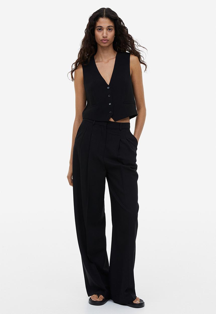H&M - Suit waistcoat - black