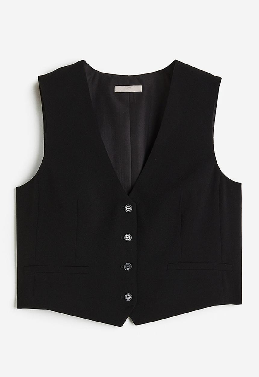 H&M - Suit waistcoat - black