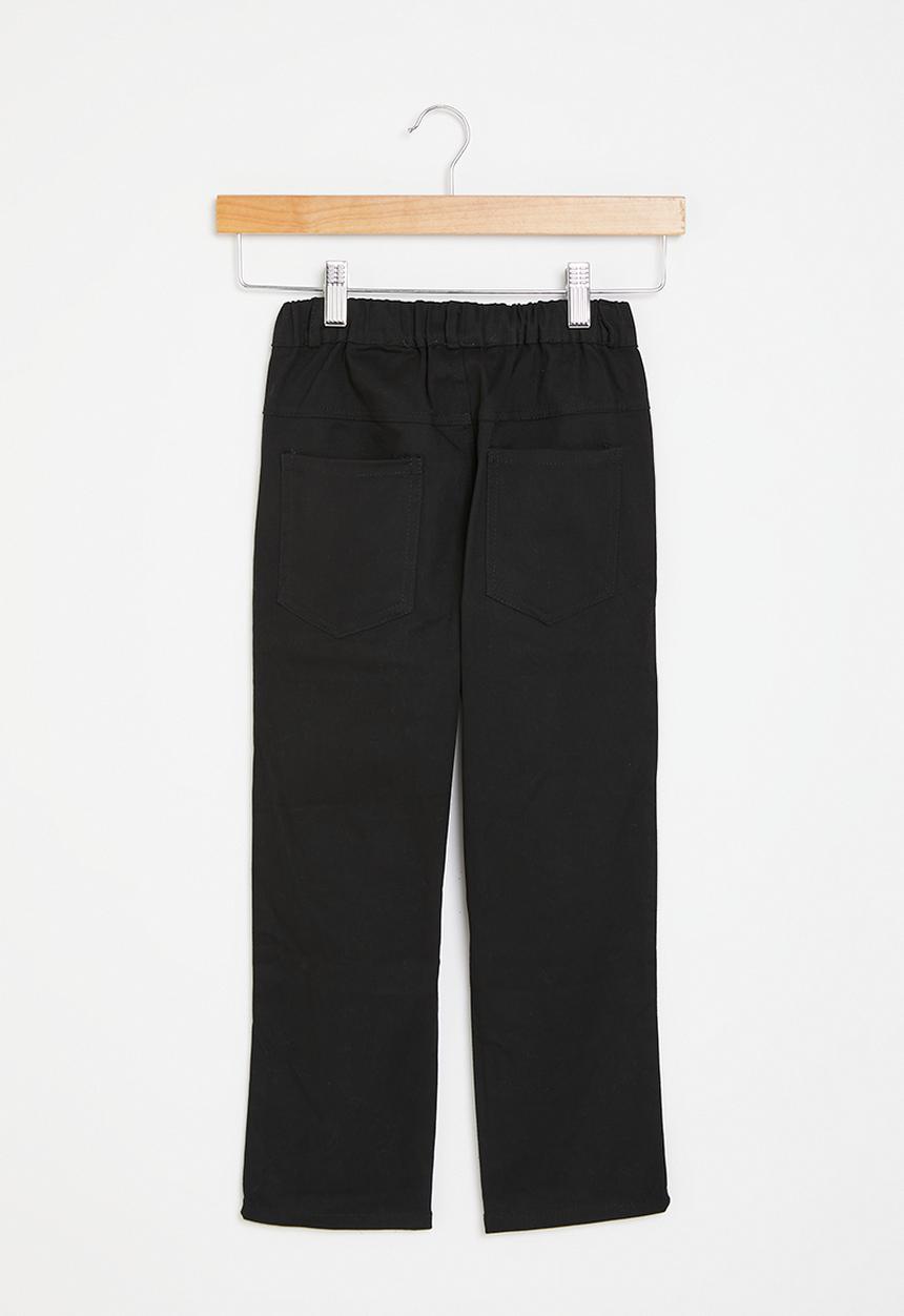 Pop Candy - Elastic waist pants - black 
