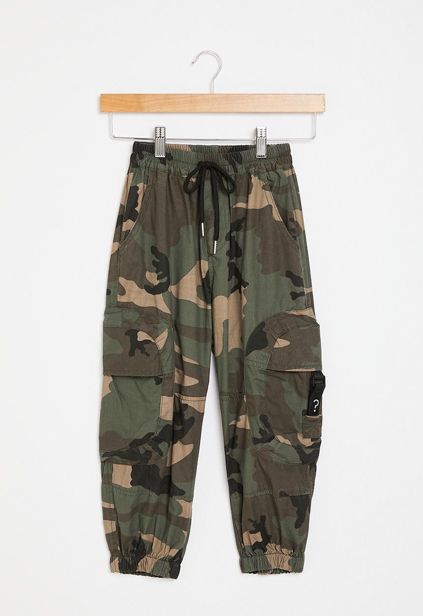 Pop Candy - Cuffed pants - camo