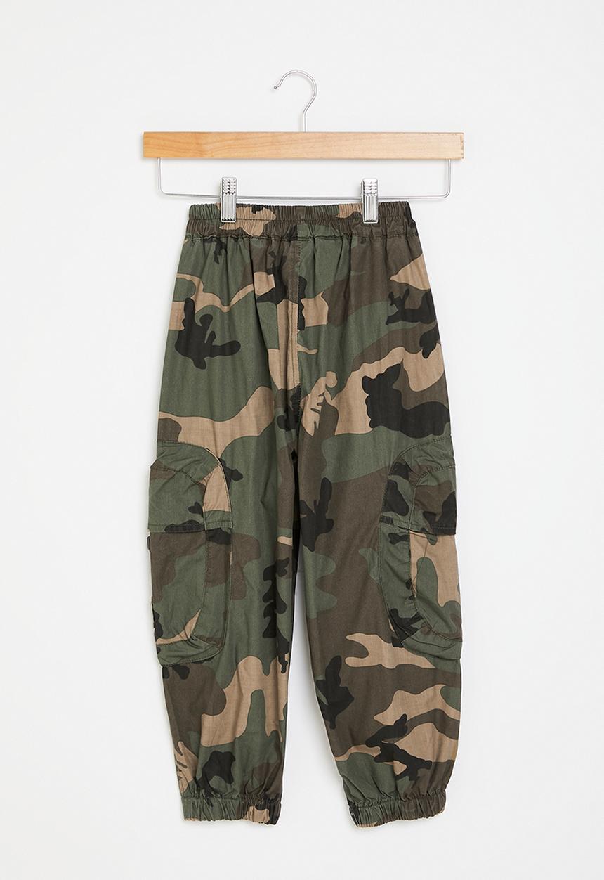 Pop Candy - Cuffed pants - camo
