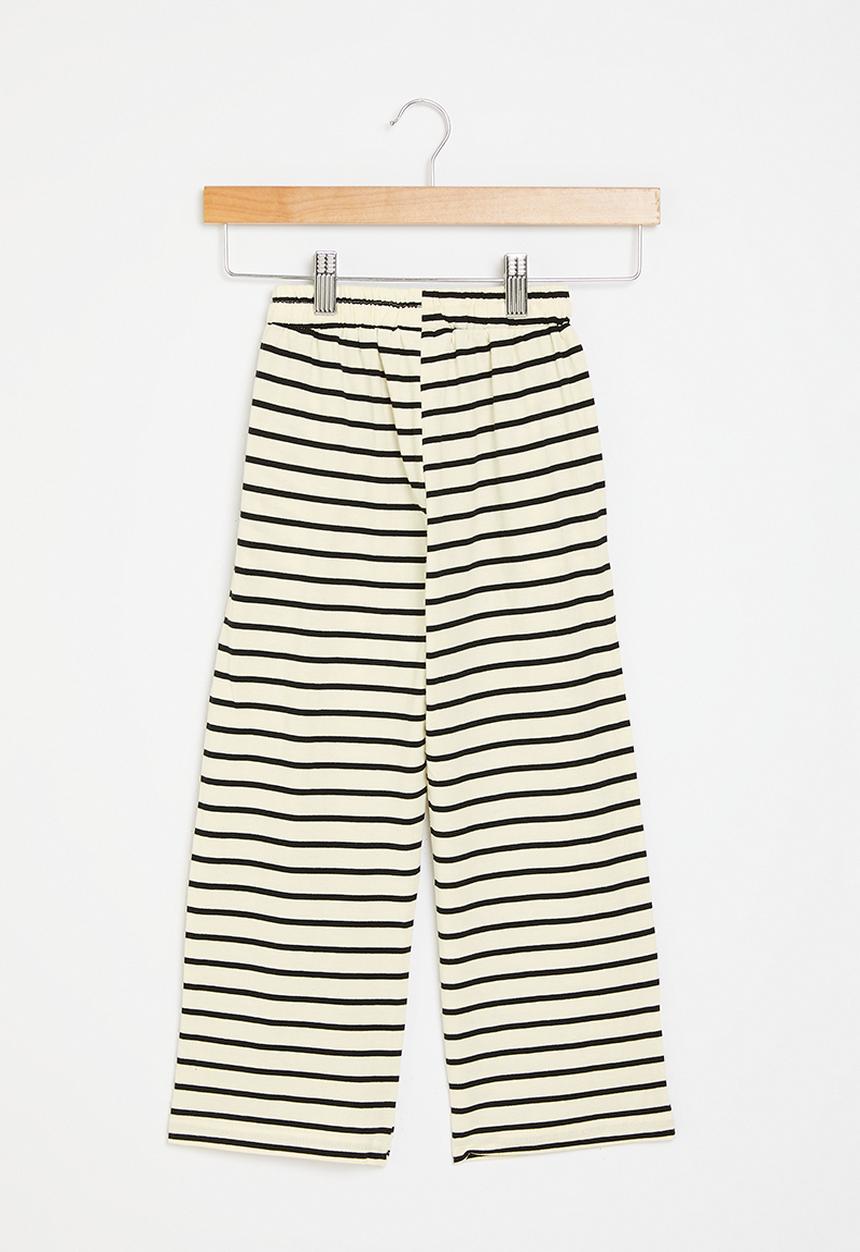Pop Candy - Striped pants - black & white