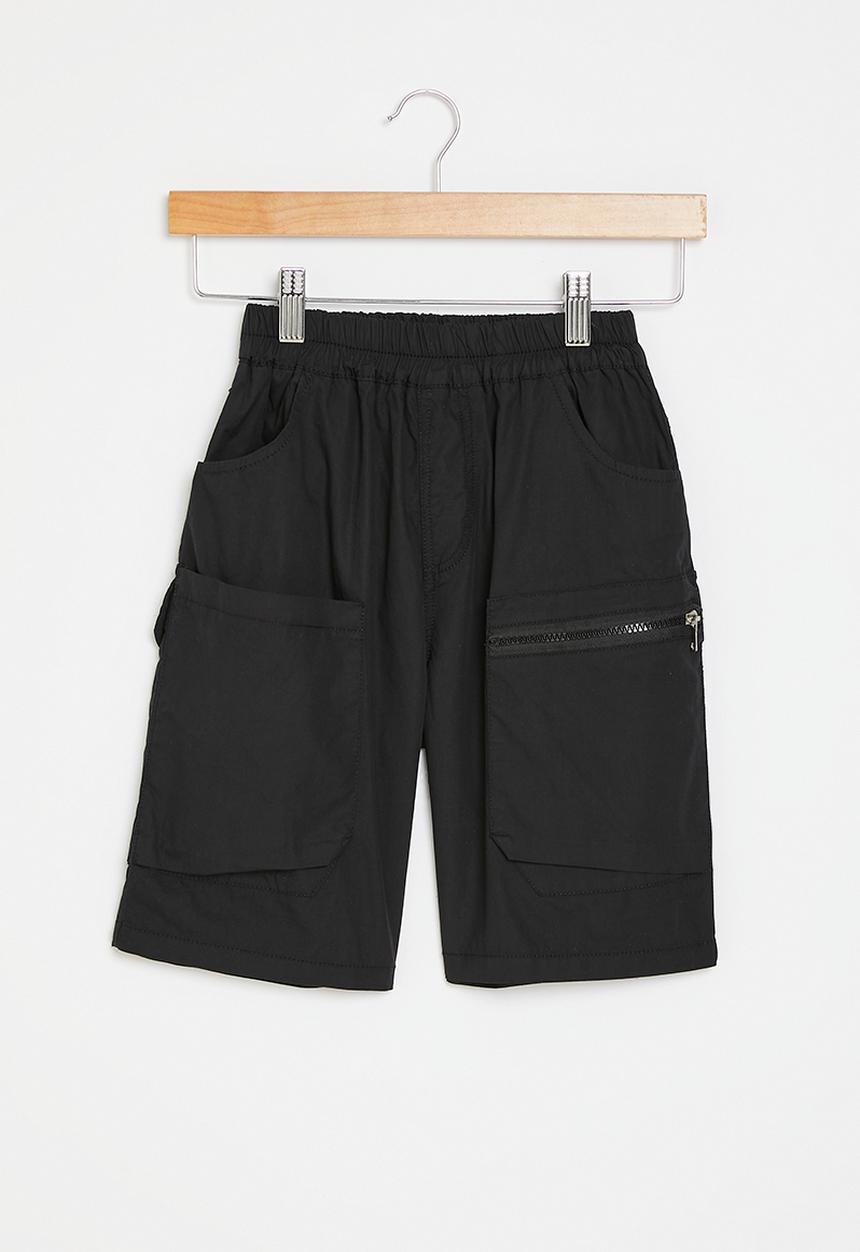 Pop Candy - Wide pockets shorts - black