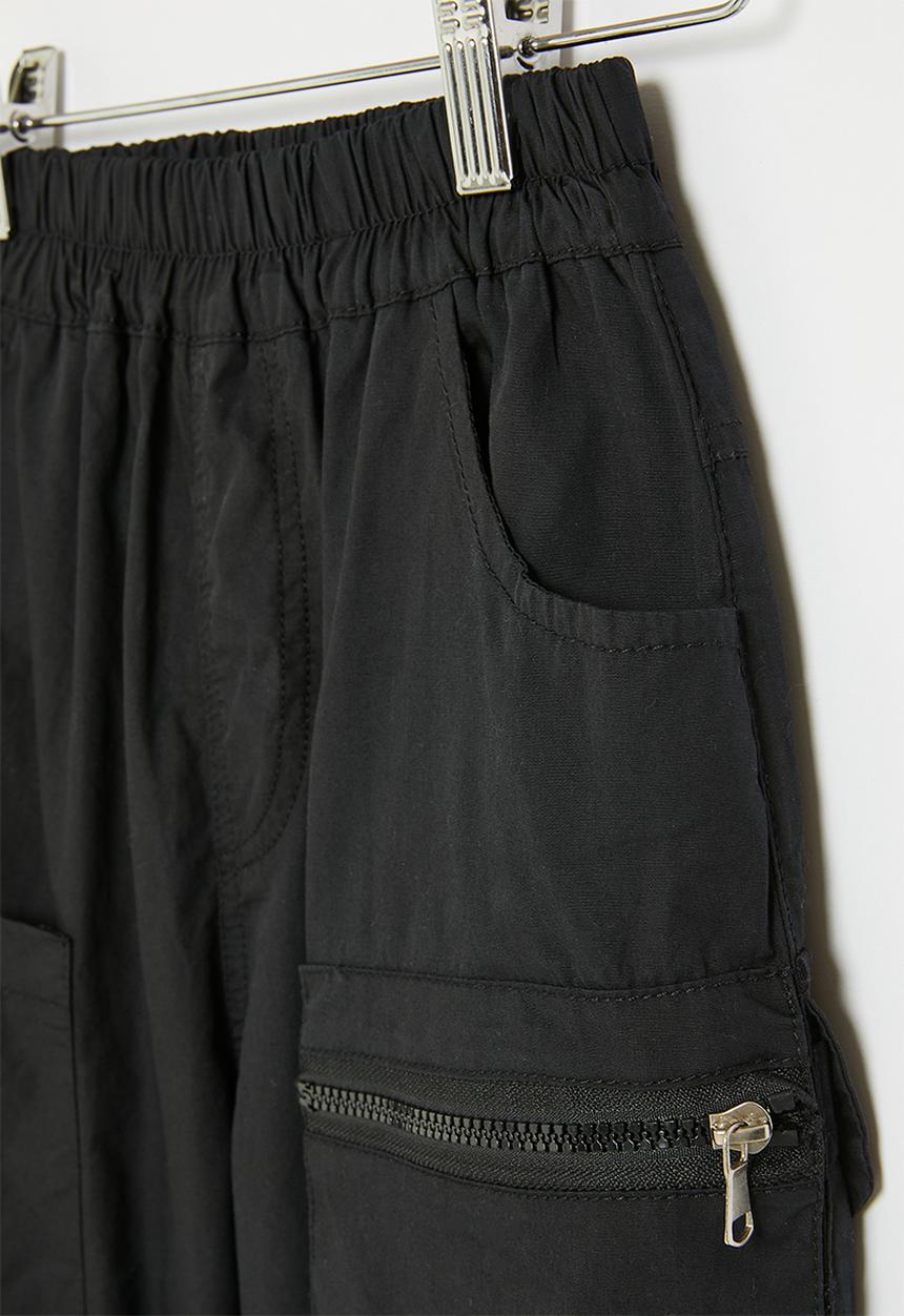Pop Candy - Wide pockets shorts - black