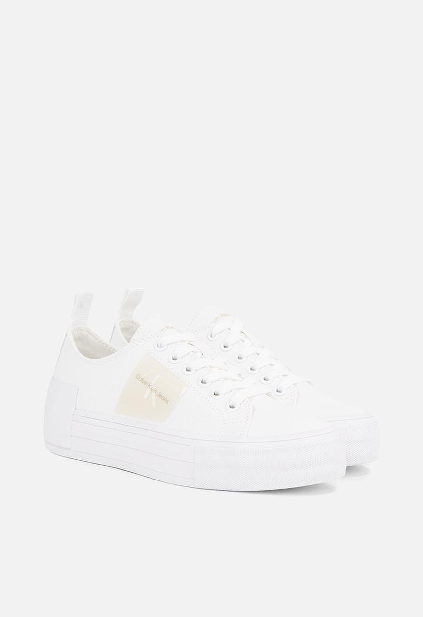 Calvin Klein - Bold vulc flatf lace up wn - bright white