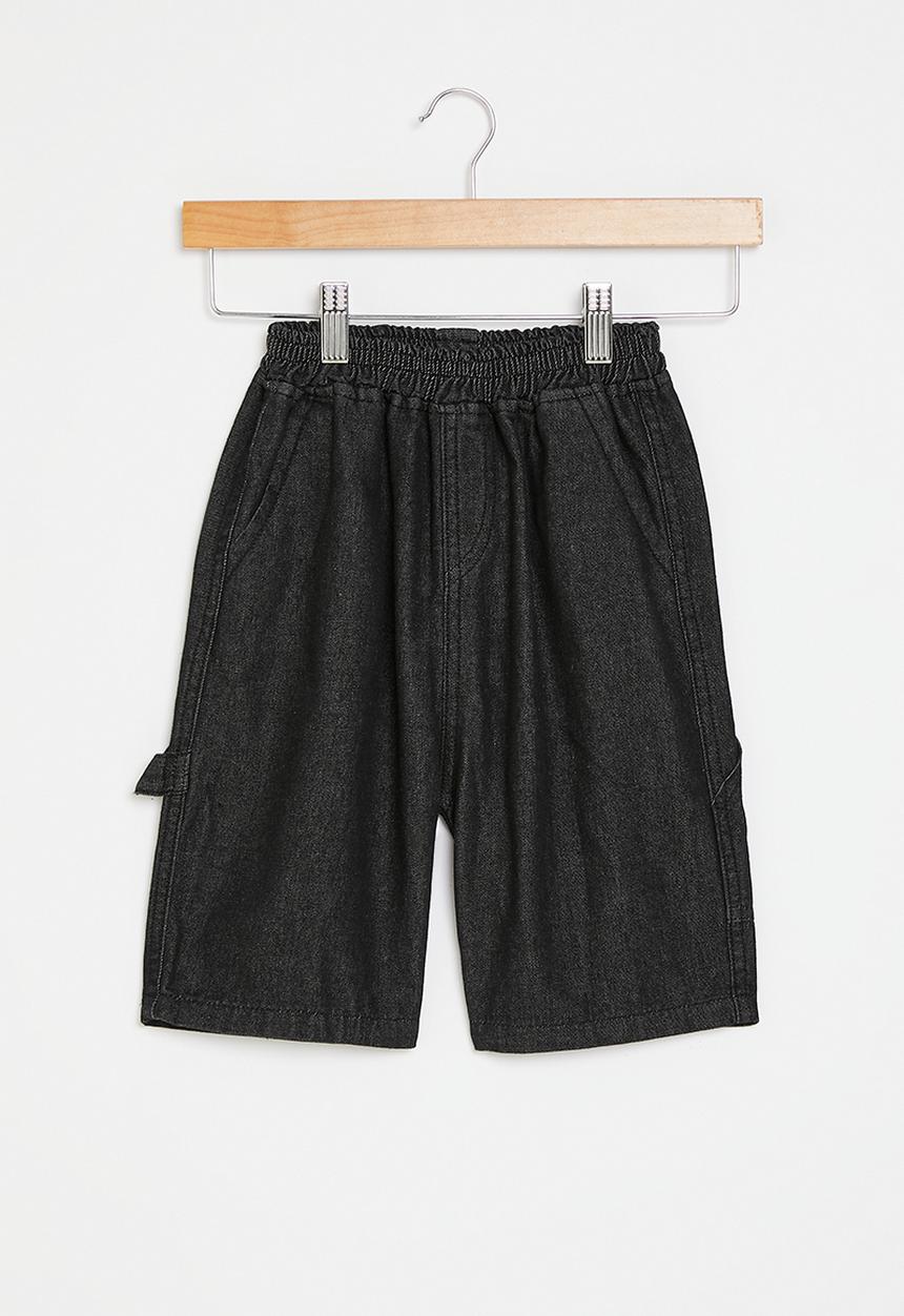 Pop Candy - Elastic waist shorts - black