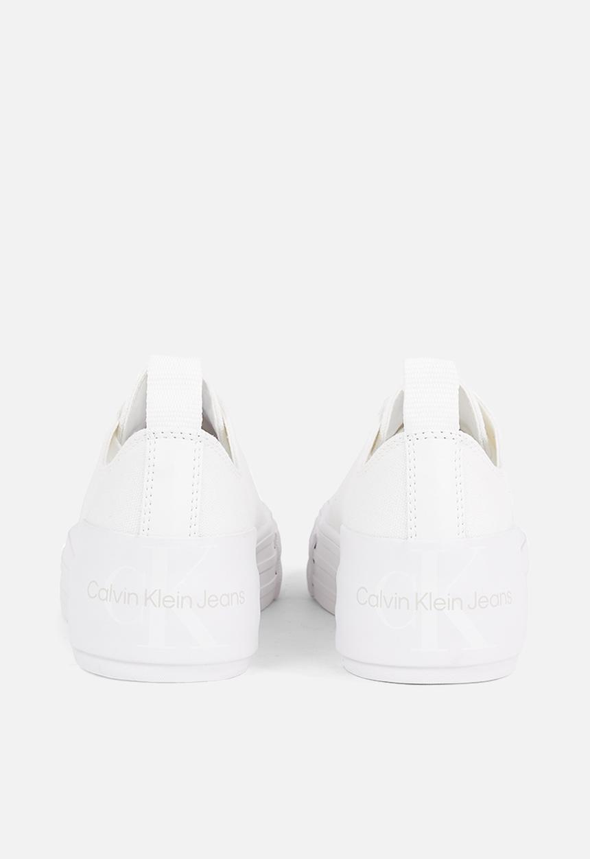 Calvin Klein - Bold vulc flatf lace up wn - bright white