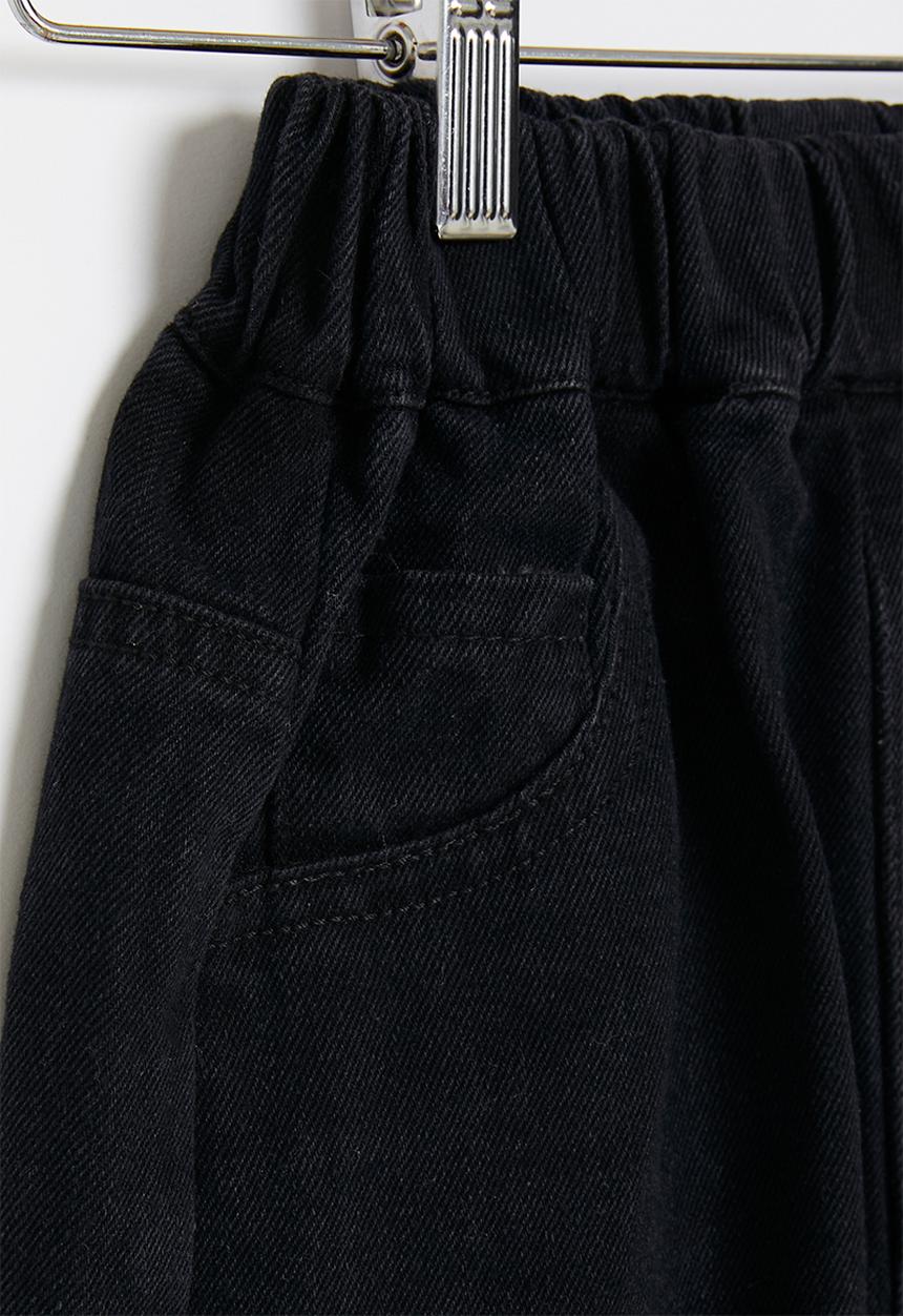 Pop Candy - Denim shorts - black