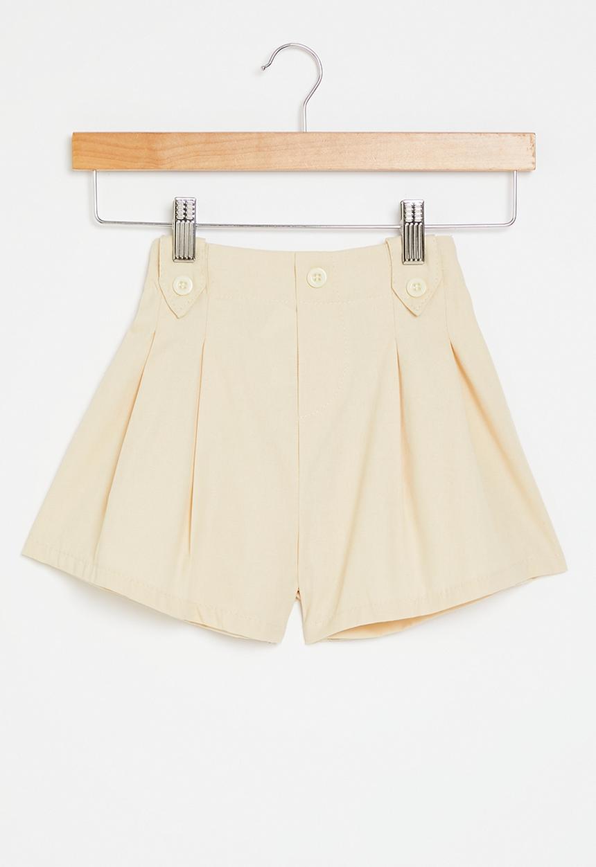 Pop Candy - Pleated shorts - beige