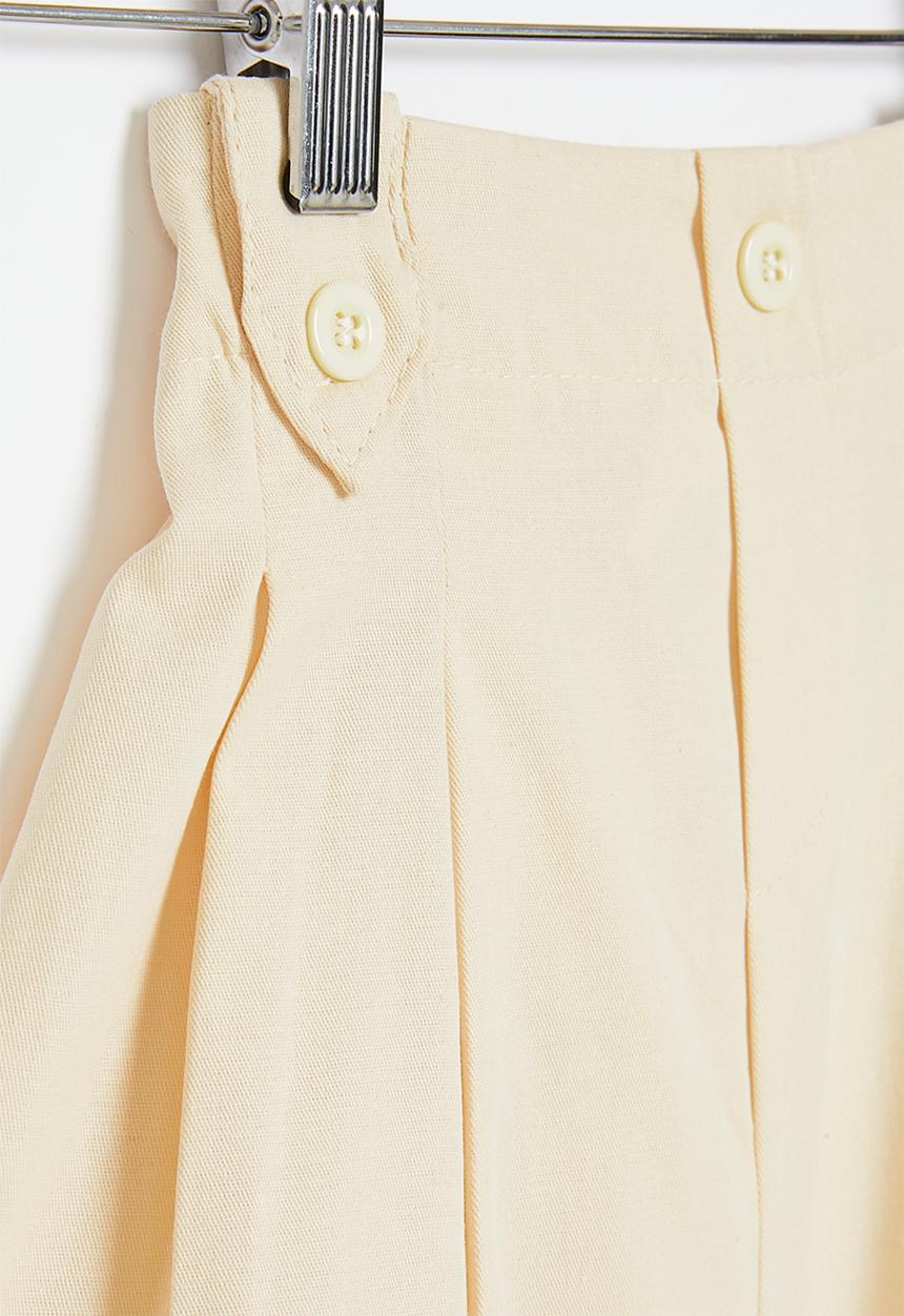 Pop Candy - Pleated shorts - beige