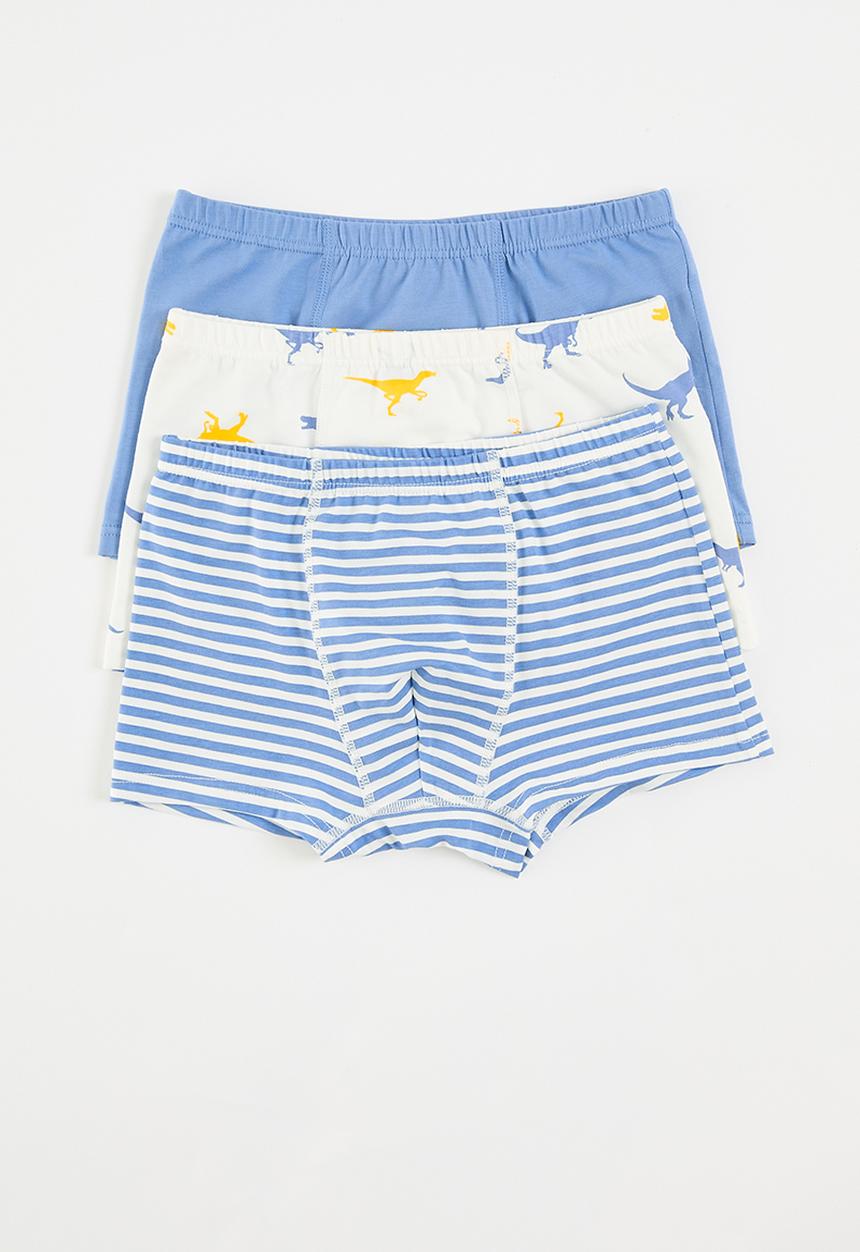 Pop Candy - 3 Pack trunks - blue & white 