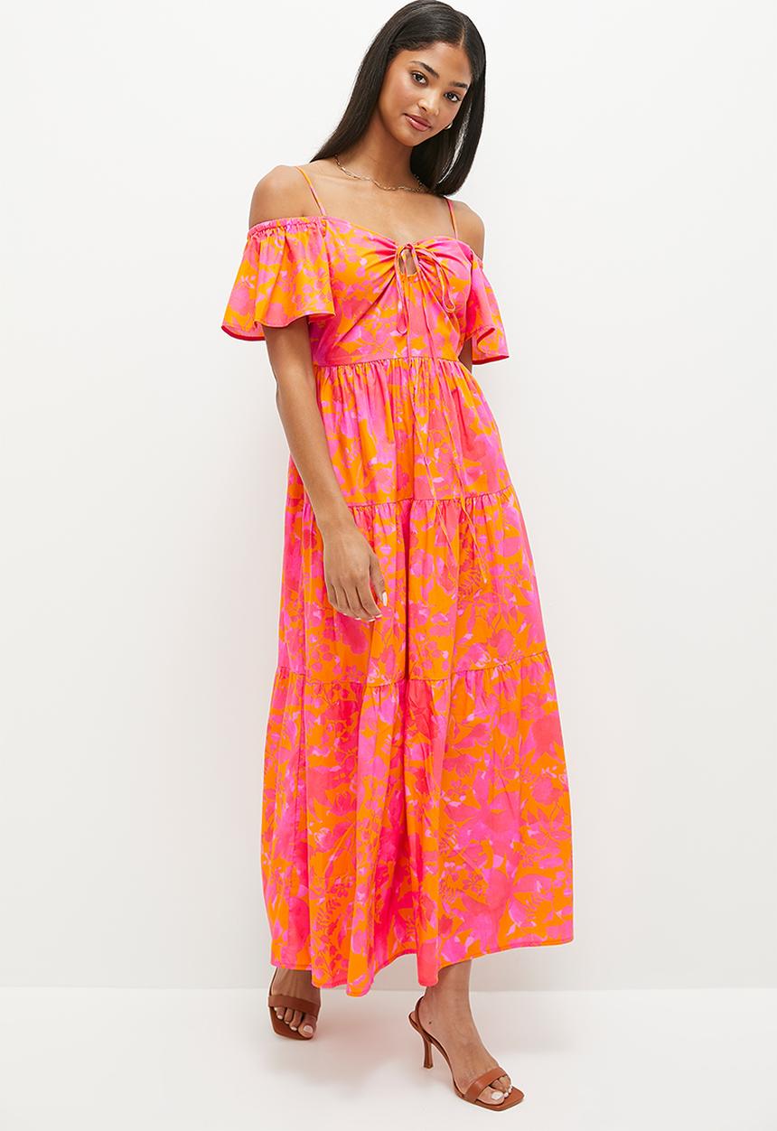 MILLA - Halterneck maxi dress - vacation floral